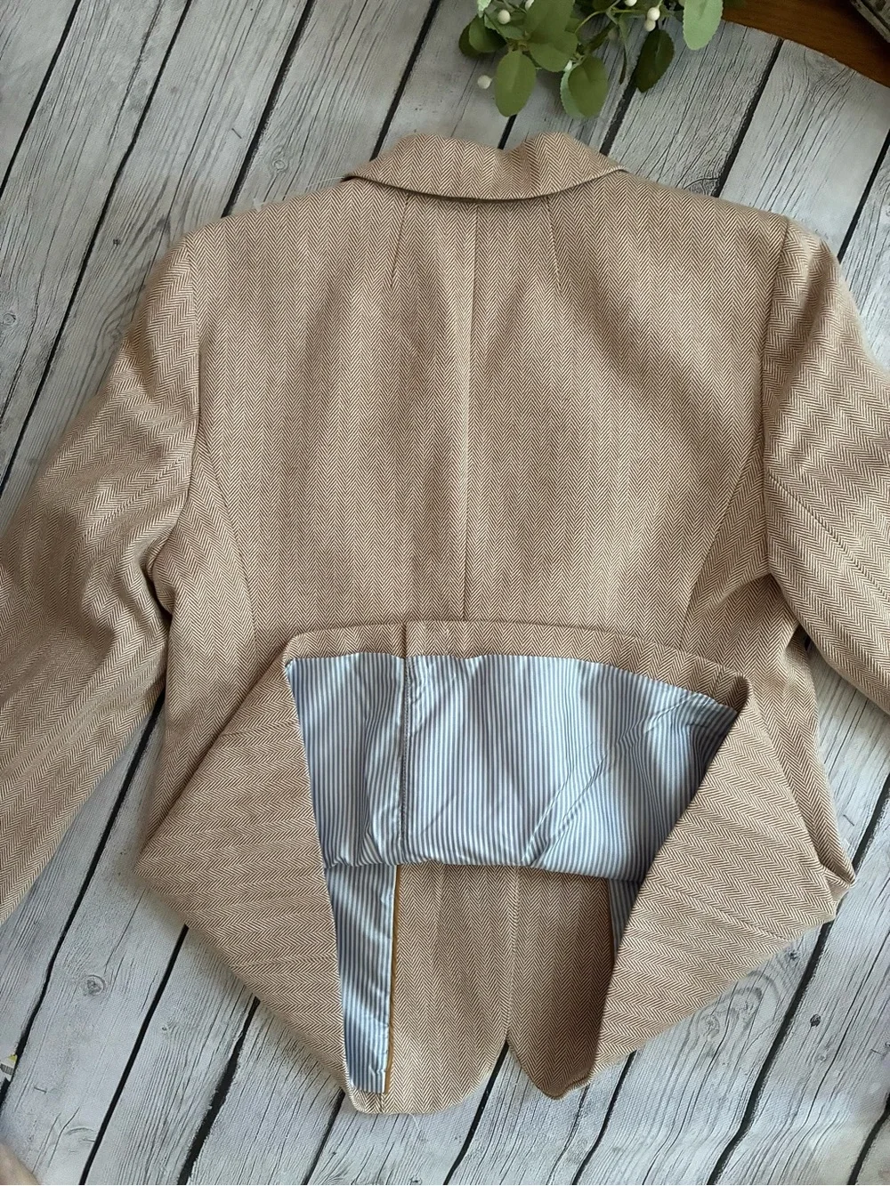 J. Crew Cotton Herringbone Blazer